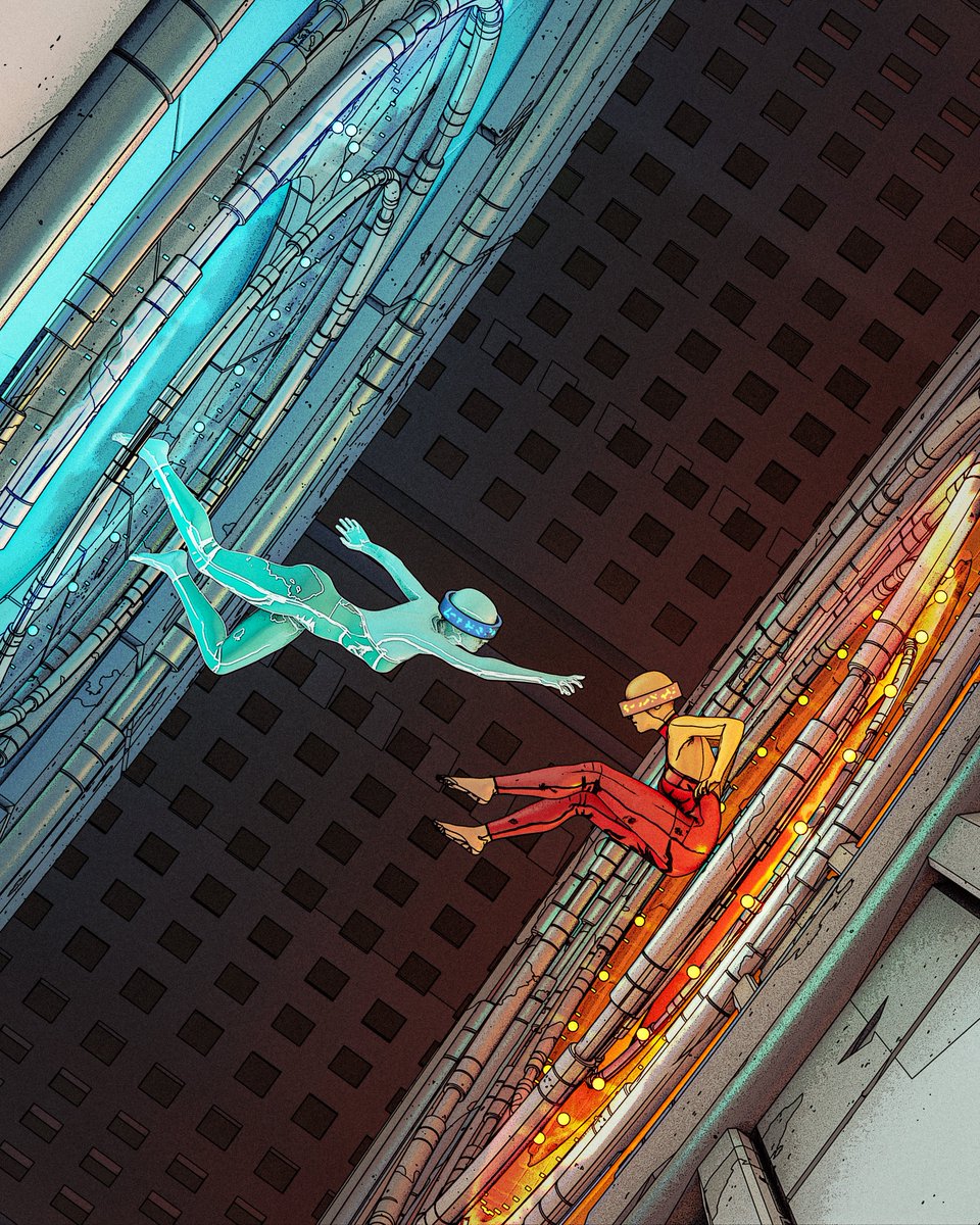 Phantom Construct by <a href="/TheBakaArts/">BakaArts</a> 🟦🟧

Glitching between flesh and code, caught in a loop of shifting identities. Are they evolving, or are they disappearing?

Available as part of the Virtual Identity box headlined by <a href="/bryanbrinkman/">Bryan Brinkman</a> 🎉

📦nftboxes.io