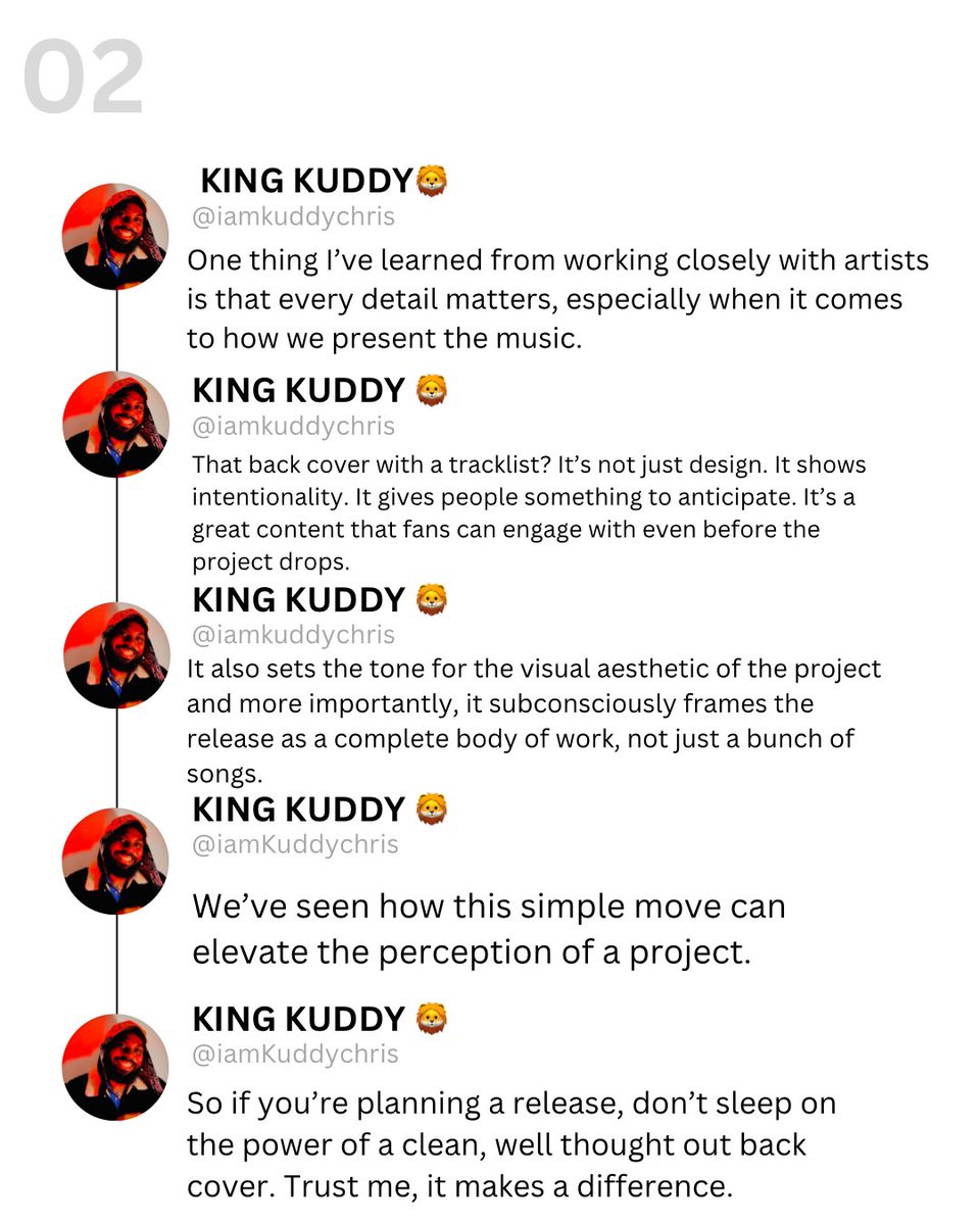 soundwavespot's tweet image. 🚨 The Power of a Back Cover (track list) 

#MusicMarketing #ArtistDevelopment #IntentionalBranding #ReleaseStrategy