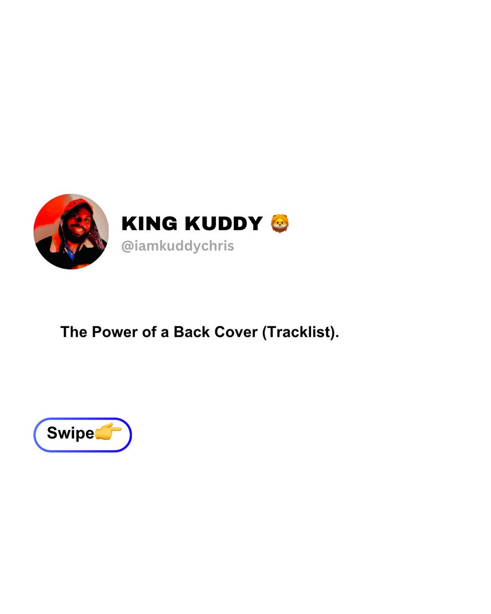 soundwavespot's tweet image. 🚨 The Power of a Back Cover (track list) 

#MusicMarketing #ArtistDevelopment #IntentionalBranding #ReleaseStrategy