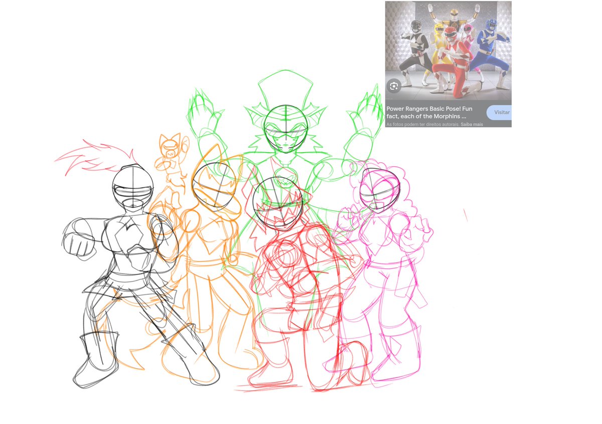 VemapiroS's tweet image. Go go power Rangers (wip)