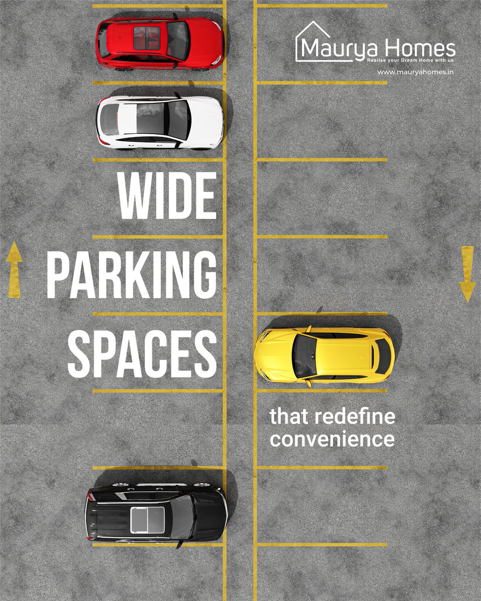 mauryahomes's tweet image. No more tight turns, we create wide bays to elevate your parking experience.

🌐- mauryahomes.in

#EasyParking #WideBayDesign #SmartParkingSolutions #HassleFreeParking #UserFirstDesign #SmoothDriveIn #ArchitecturalEfficiency #realestatedeveloper #Mauryahomes
