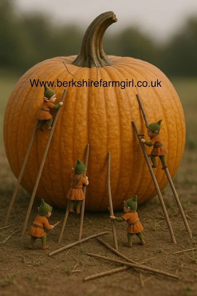 LittleBigFarm's tweet image. The magic is happening in the pumpkin patch. 

berkshirefarmgirl.co.uk
