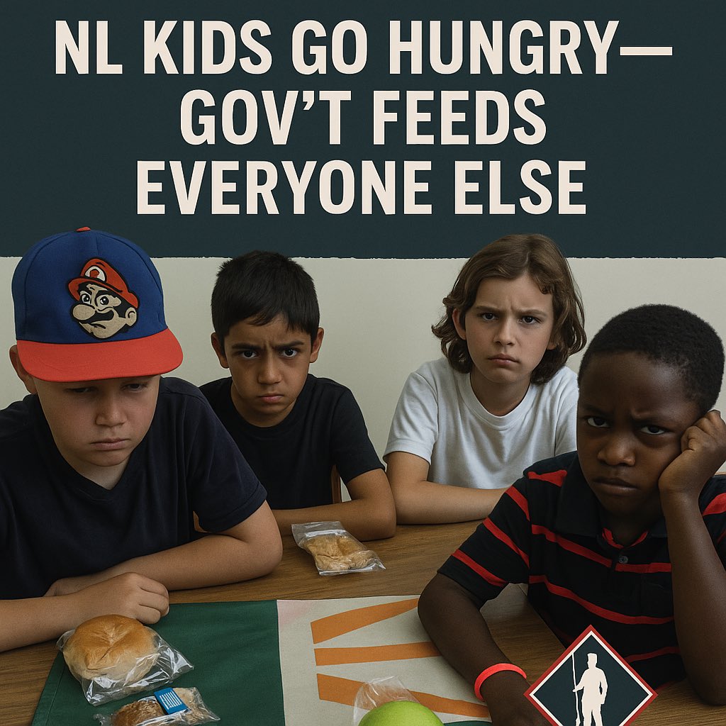 DanaMetcalfe5's tweet image. BREAKING: Newfoundland’s Children Are Going Hungry — But Our Government Is Feeding Everyone Else
Newfoundland and Labrador now holds the highest rate of child hunger in Canada. Over 50% of all single-parent households in this province were food insecure last year — meaning more…