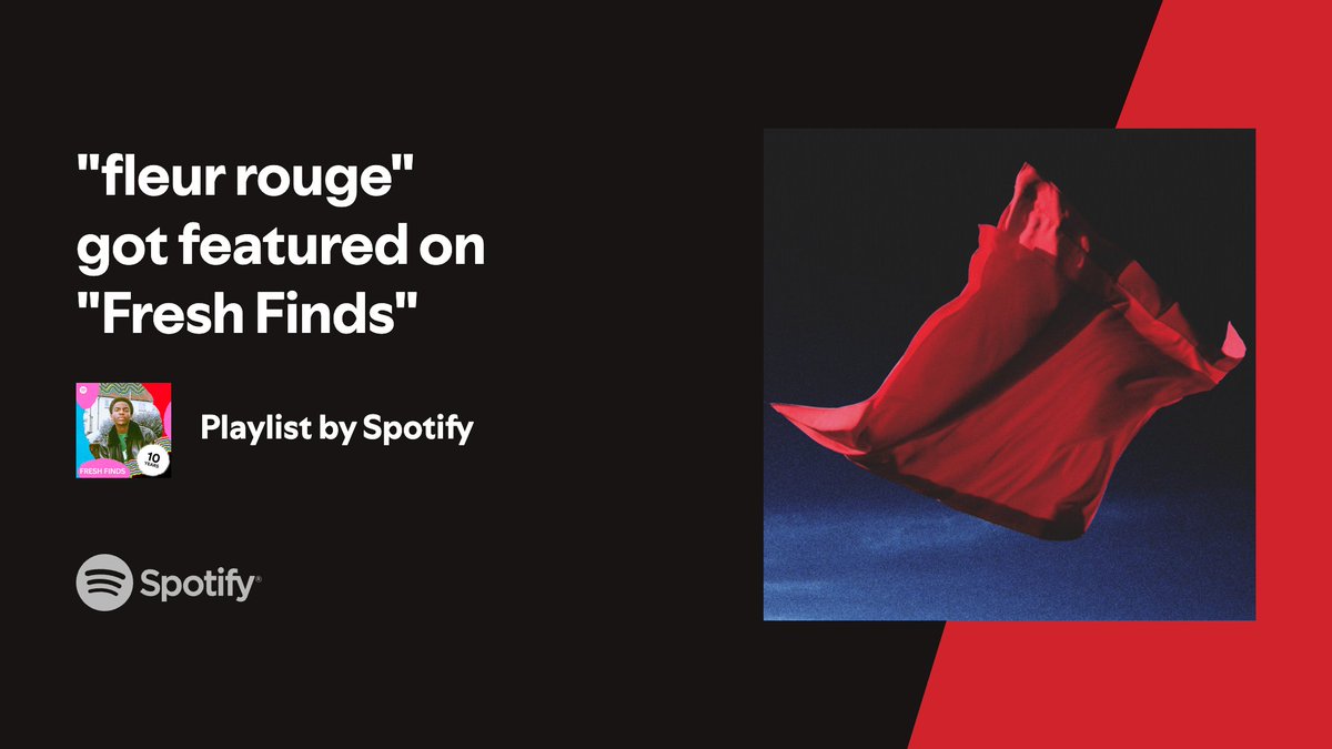 'fleur rouge' by thistle. has been added to <a href="/Spotify/">Spotify</a> 'Fresh Finds' - open.spotify.com/playlist/37i9d…