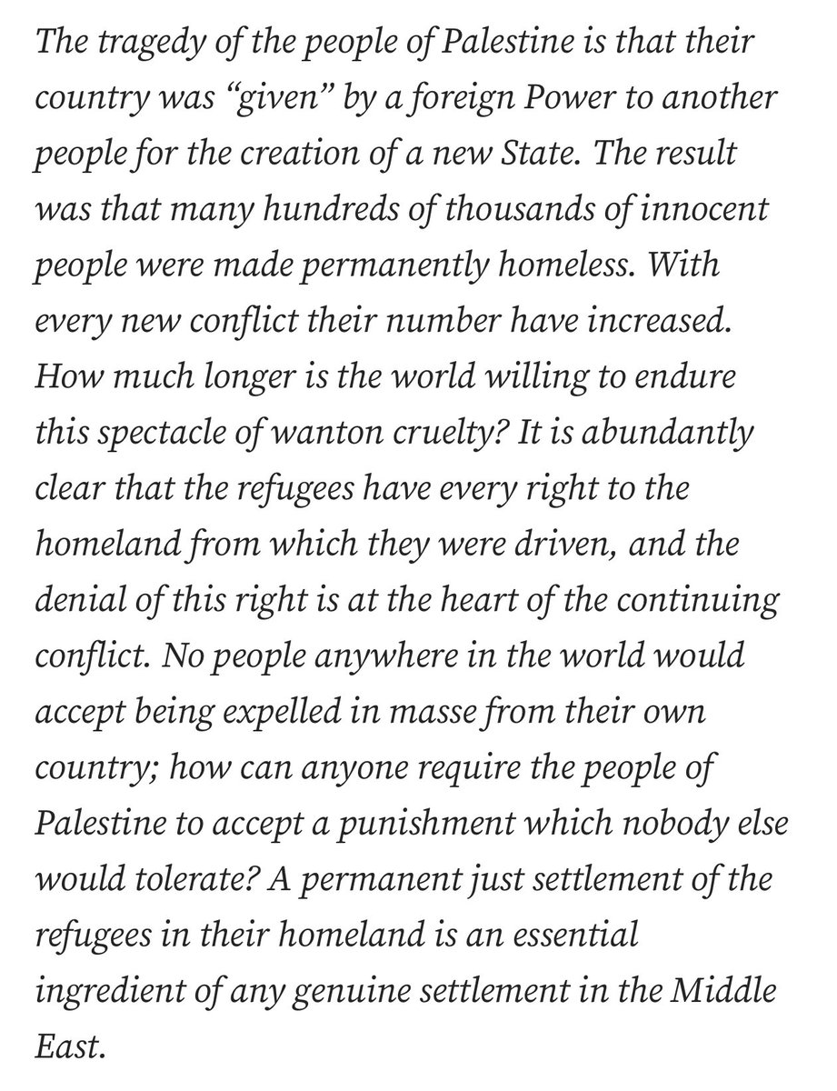 Bertrand Russell on Palestine in 1970