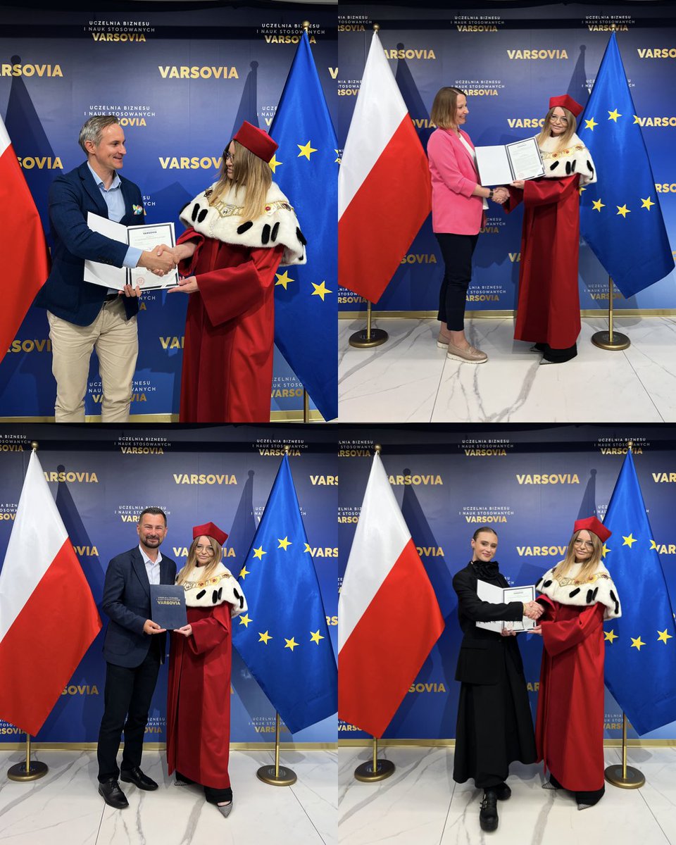 VarsoviaStudy's tweet image. 🎓Najlepsi Wykładowcy Uczelni Varsovia 2025 wybrani❗️
16 lipca odbyła się uroczysta gala wręczenia nagród i listów gratulacyjnych przez JM Rektor @rektor_stryja dla laureatów Plebiscytu na Wykładowcę Roku 2025.
🏆 Laureaci 2025:
• dr Tomasz Roman Smus, prof. UV -…