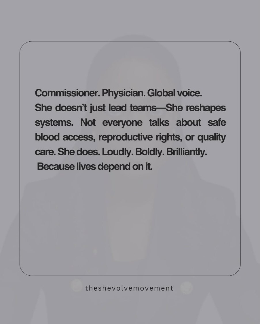 Adaeze_Oreh's tweet image. Thank you for the encouragement and shout-out #TheSheVolveMovement.
Let's keep walking in purpose and pushing for better❤️👊🏽🌺
----------------------‐-------------
What happens when brilliance meets compassion and refuses to shrink?
You get women like Dr. Adaeze Oreh.
A…