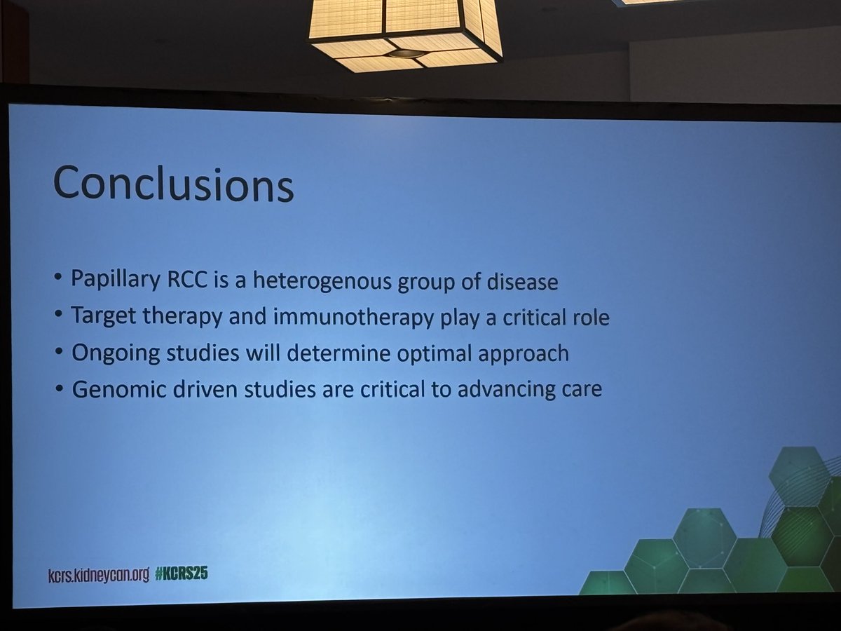 MosheOrnsteinMD's tweet image. ⁦@BradMcG04⁩ concluding thoughts on papillary RCC. Glad to have IO/TKI options now in this setting and curious to see what upcoming trials reveal. #kcrs25 ⁦@kidneycan⁩