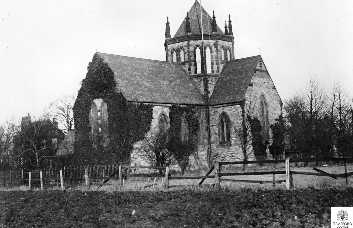 TraffordArchive's tweet image. Location Quiz Answers:
Brooklands Station, Sale, c1900s
Bradfield Road, Urmston, 1964
Stockport Road Level Crossing, Altrincham, c1980s
St Mary's Church, Davyhulme, c1920s
