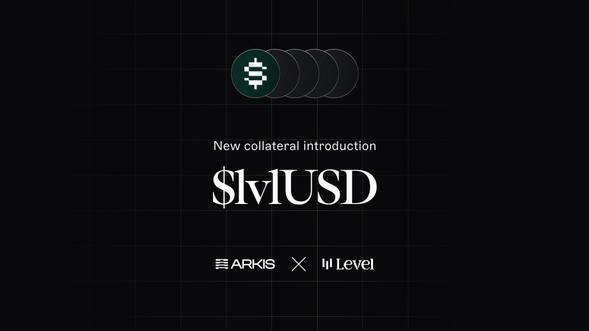 ArkisXYZ's tweet image. 🧱 Every new asset on Arkis gets a full collateral report—risk, design, and liquidity, all covered.
lvlUSD by @levelusd is the latest: a lending-based stablecoin backed by USDC/USDT, generating yield via Aave & Morpho.
Dive in 👇
arkis.xyz/whitelisted-as…