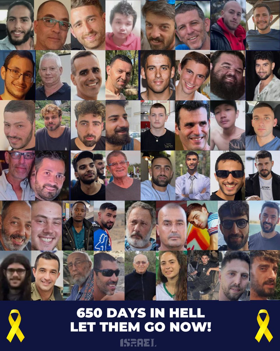 Israel's tweet image. 50 hostages are still held captive by Hamas in Gaza.
We will not rest until every last hostage comes home.🎗️
LET THEM GO NOW.