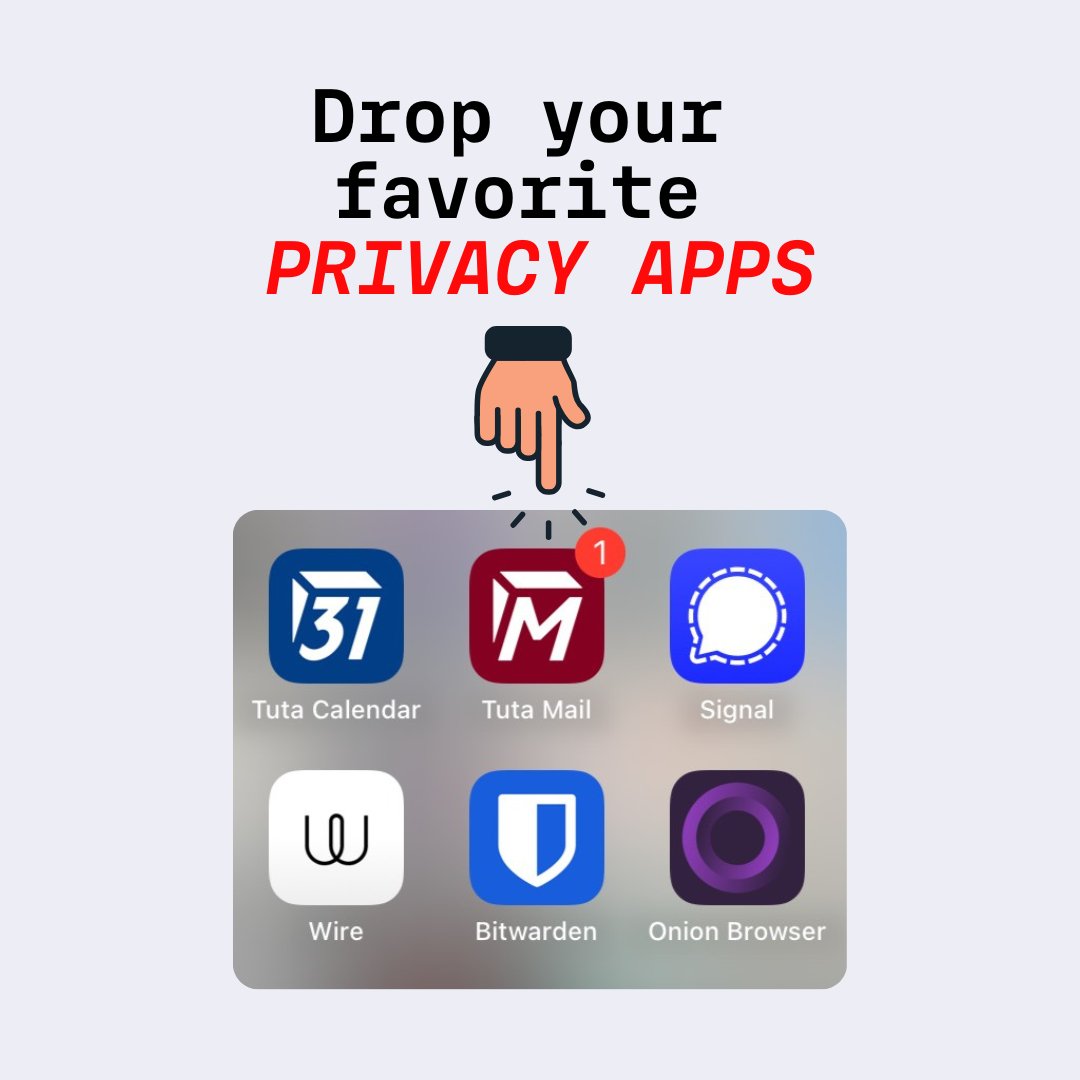 TutaPrivacy's tweet image. You know what to do 😉