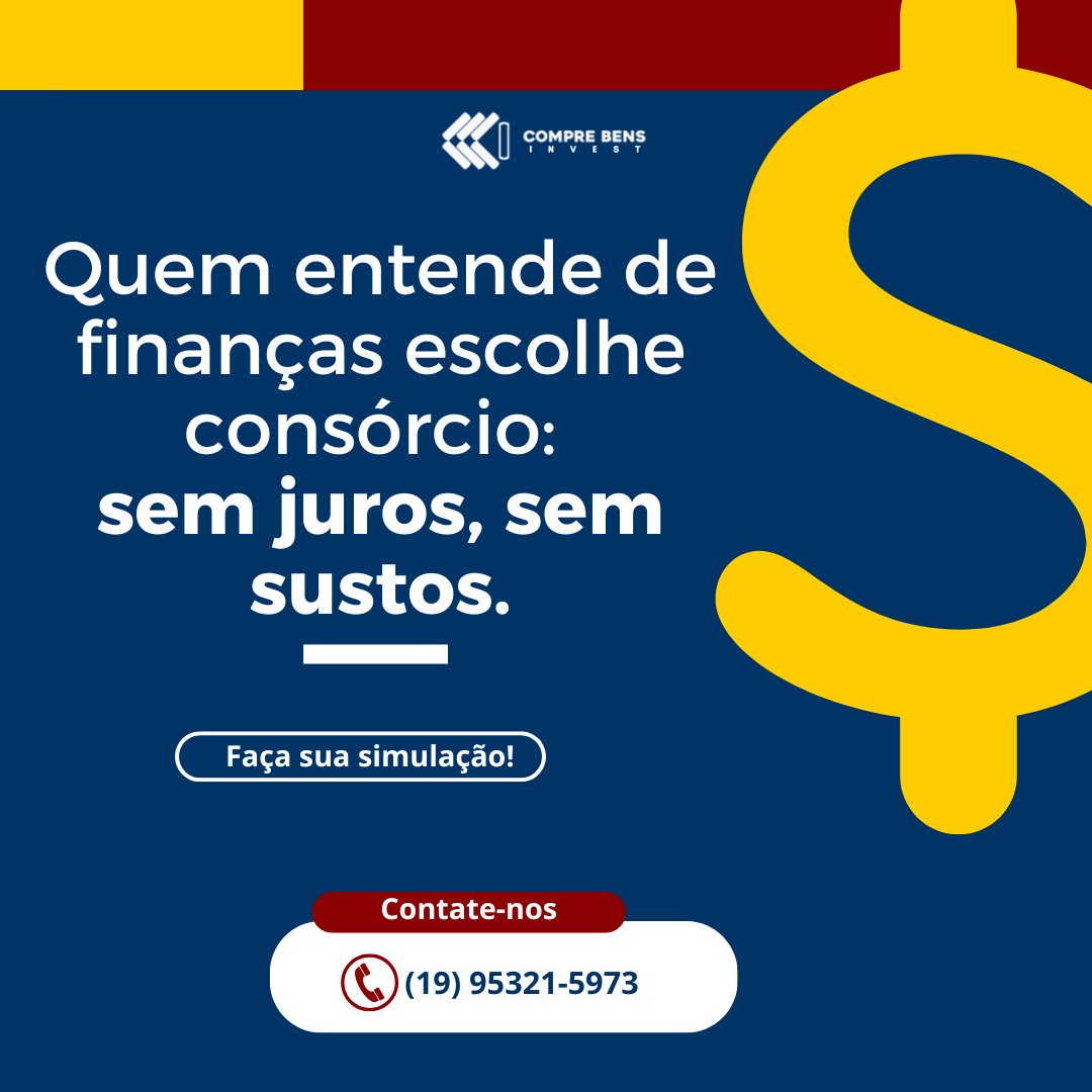 CompreInvest's tweet photo. 🥳 Faça a escolha certa hoje mesmo, a Compre Bens Invest está aqui para te oferecer todo suporte necessário! 🤝

Contate-nos
☎️ (19) 95321-5973

#escolhacerta #consorcio #investimento https://t.co/E03ZKPsjL6