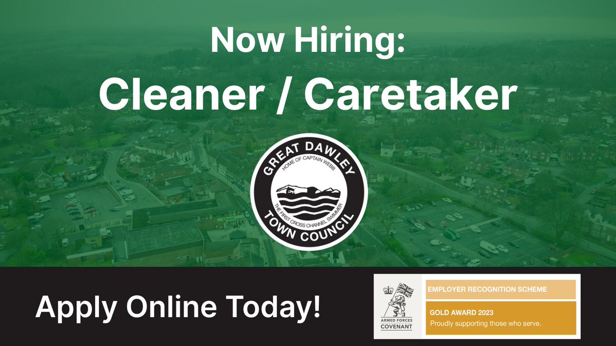 🤝 We're Hiring!
We're currently looking to recruit a part-time Cleaner / Caretaker, for a 20hr per week role.
Pay: £12.45 per hour.

Interested? Apply here: loom.ly/3OKQ3kU