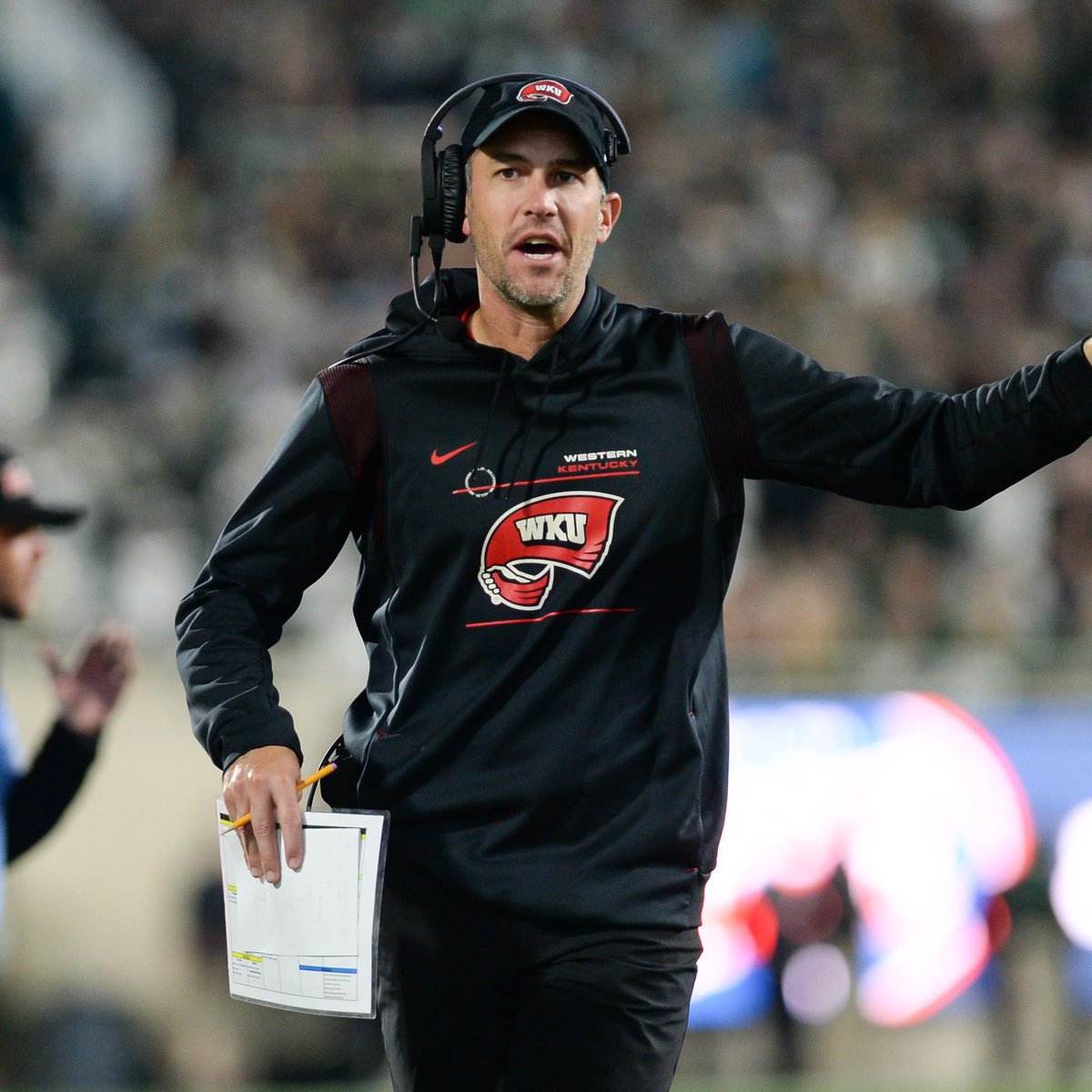 "We like to throw the football a lot so you're going to get a lot of drop-8 coverage. Well, don't bang your head on the wall, you need to hand the football off when the box is right. 

That's the biggest thing about offensive football, you gotta be able to take advantage of what