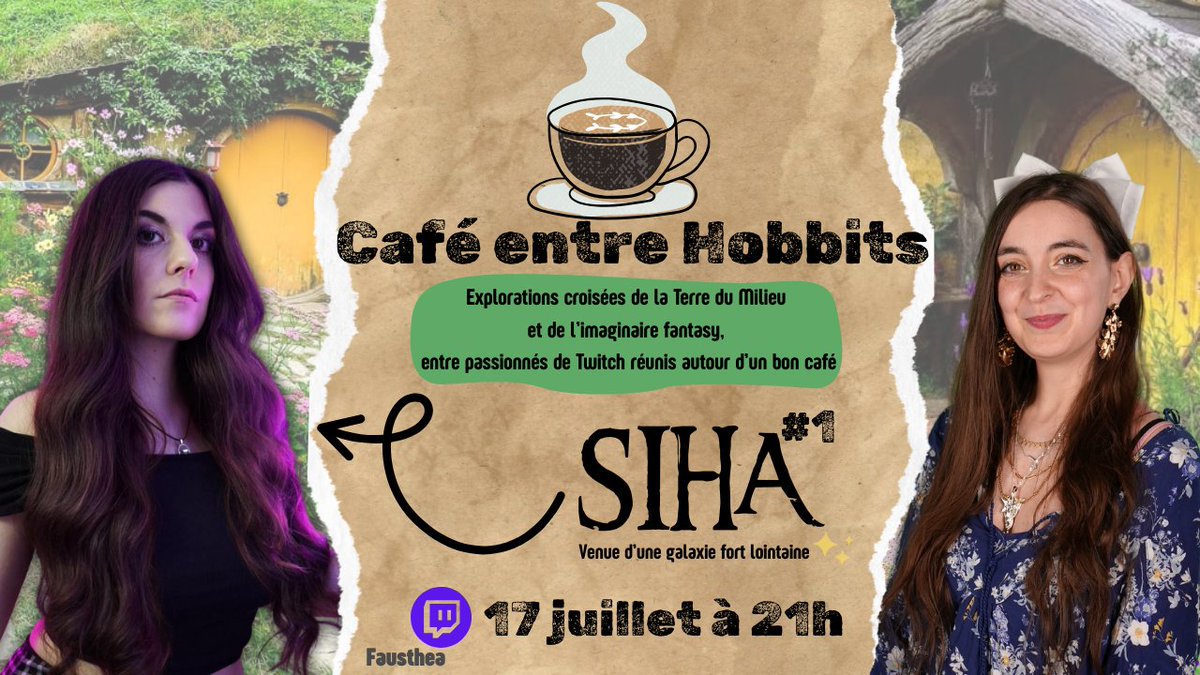 Fausthea -LOTR & Tolkien- 🌿 (@fausthea) on Twitter photo Amateurs de LOTR🌿 et Star Wars💫,
Rdv ce soir sur ma chaîne ttv pour discuter Fantasy avec <a href="/Siha_Art/">Siha | Star Wars</a> ! 📚
#LOTR #starwars #twitch Amateurs de LOTR🌿 et Star Wars💫,
Rdv ce soir sur ma chaîne ttv pour discuter Fantasy avec <a href="/Siha_Art/">Siha | Star Wars</a> ! 📚
#LOTR #starwars #twitch