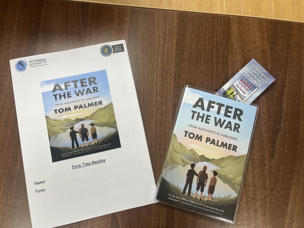 StGabsBury's tweet photo. We look forward to welcoming our new Year 7's in September. All our new starters received a personal copy of After The War by Tom Palmer. We look forward to meeting the author in the new academic year. #LoveofReading @STOC_CAT https://t.co/B5PQiWkPL2