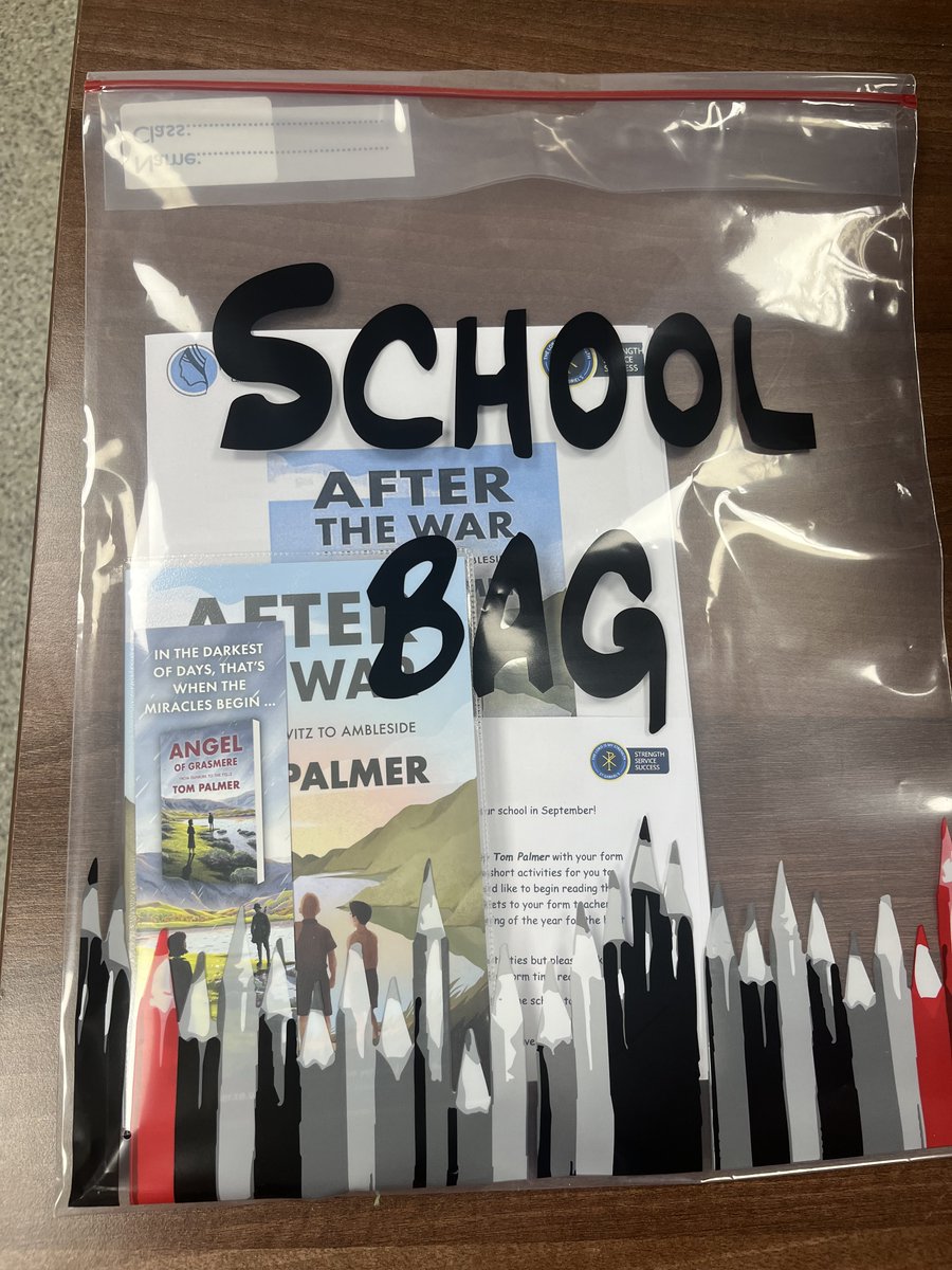 StGabsBury's tweet photo. We look forward to welcoming our new Year 7's in September. All our new starters received a personal copy of After The War by Tom Palmer. We look forward to meeting the author in the new academic year. #LoveofReading @STOC_CAT https://t.co/B5PQiWkPL2