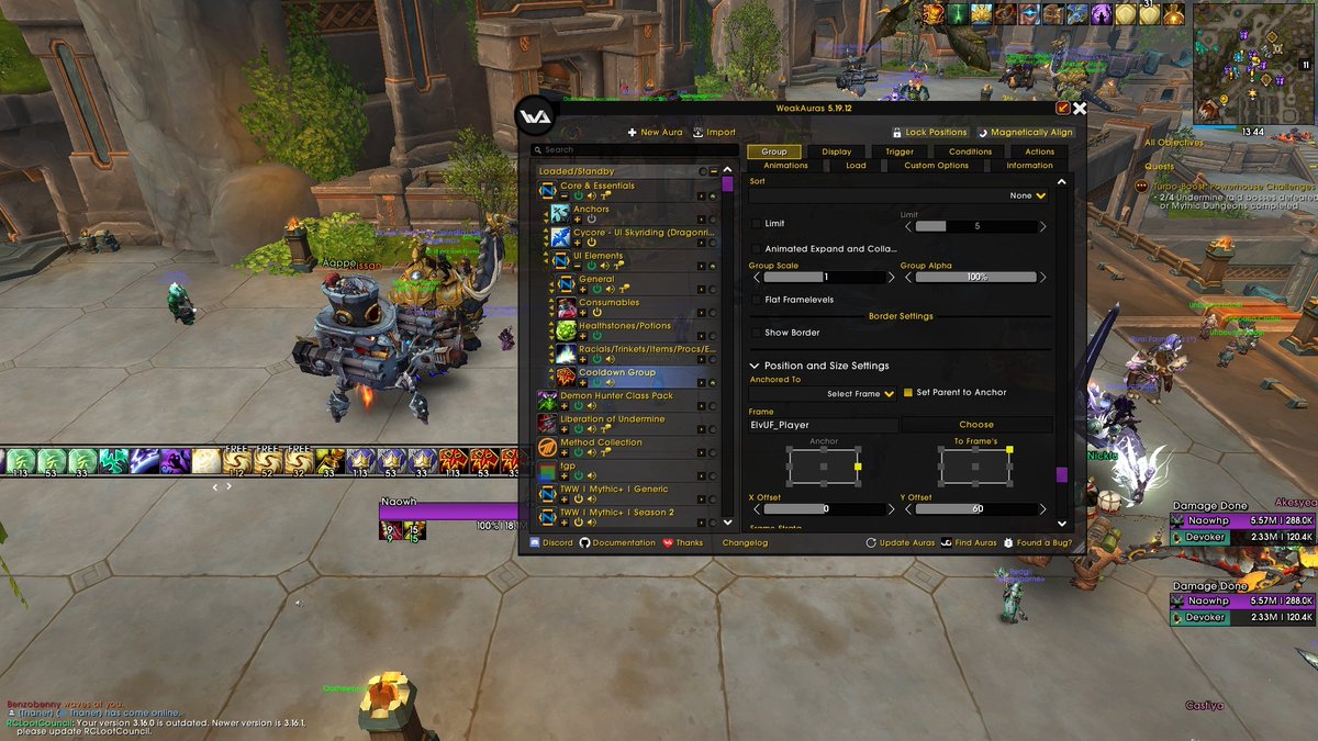 Naowhxd's tweet image. Live!
11.2 UI Cooking on the menu. Time to add all the new trinkets and more
ttv/naowh