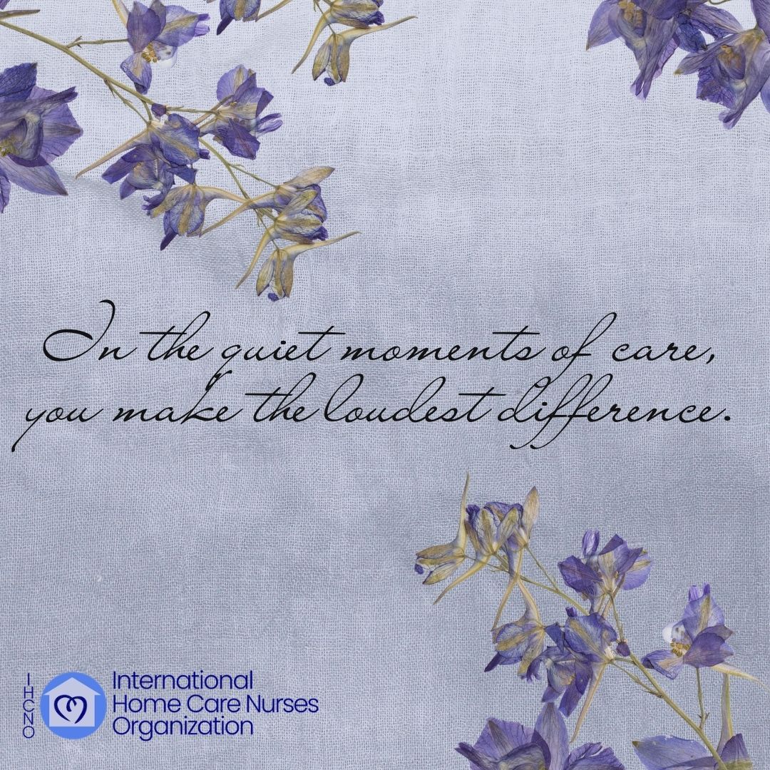 In the quiet moments of care,
you make the loudest difference. 💜
To every home care nurse showing up with heart,
presence, and strength — you are the difference.
You are seen. You are valued. You are unstoppable.
👉 Tag a home care nurse who deserves to hear this today. 
#IHCNO