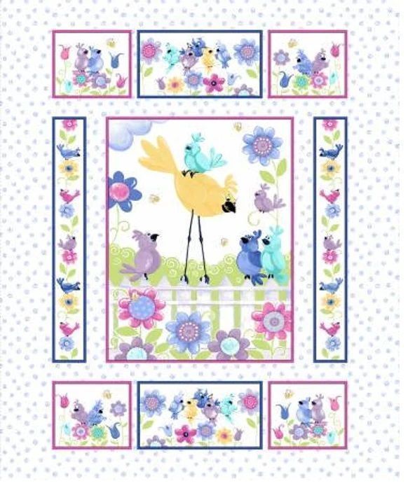 howarths63's tweet photo. Craft a #charming quilt for a #baby using the Bird's Buddies on White ~36 x 43" fabric panel by #Susybee Fabrics from #Clothworks. It makes an excellent gift idea for a #babyshower, suitable for either a baby boy or girl https://t.co/sIbszYy5VK https://t.co/NT0AeWx2vs