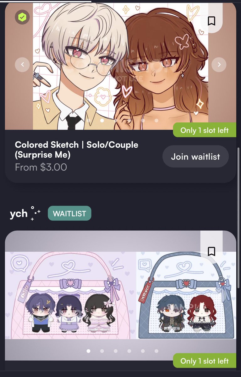 astuteamorem's tweet image. hi hi i opened my waitlist for all my services if anyone’s interested 💭 but i’m also planning to add new services/more comm types by next week! i’ll post them here once they’re up ^_^

vgen.co/veritasserie