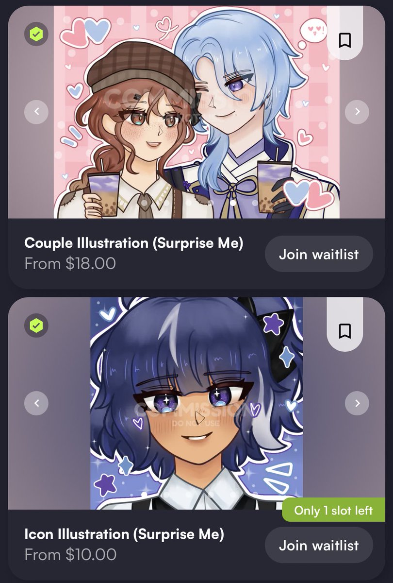 astuteamorem's tweet image. hi hi i opened my waitlist for all my services if anyone’s interested 💭 but i’m also planning to add new services/more comm types by next week! i’ll post them here once they’re up ^_^

vgen.co/veritasserie