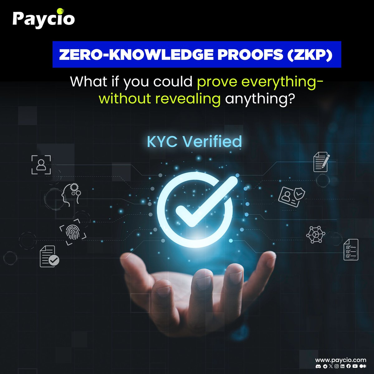 Imagine proving you're 18... without showing your ID.
Or confirming a transaction without revealing the amount or parties.
That’s Zero-Knowledge Proofs (ZKPs) in action.
Privacy, speed, and trust—no trade-offs.
 
🔁 Game-changer for Web3?
 
#zkp #zeroknowledge #web3 #crypto