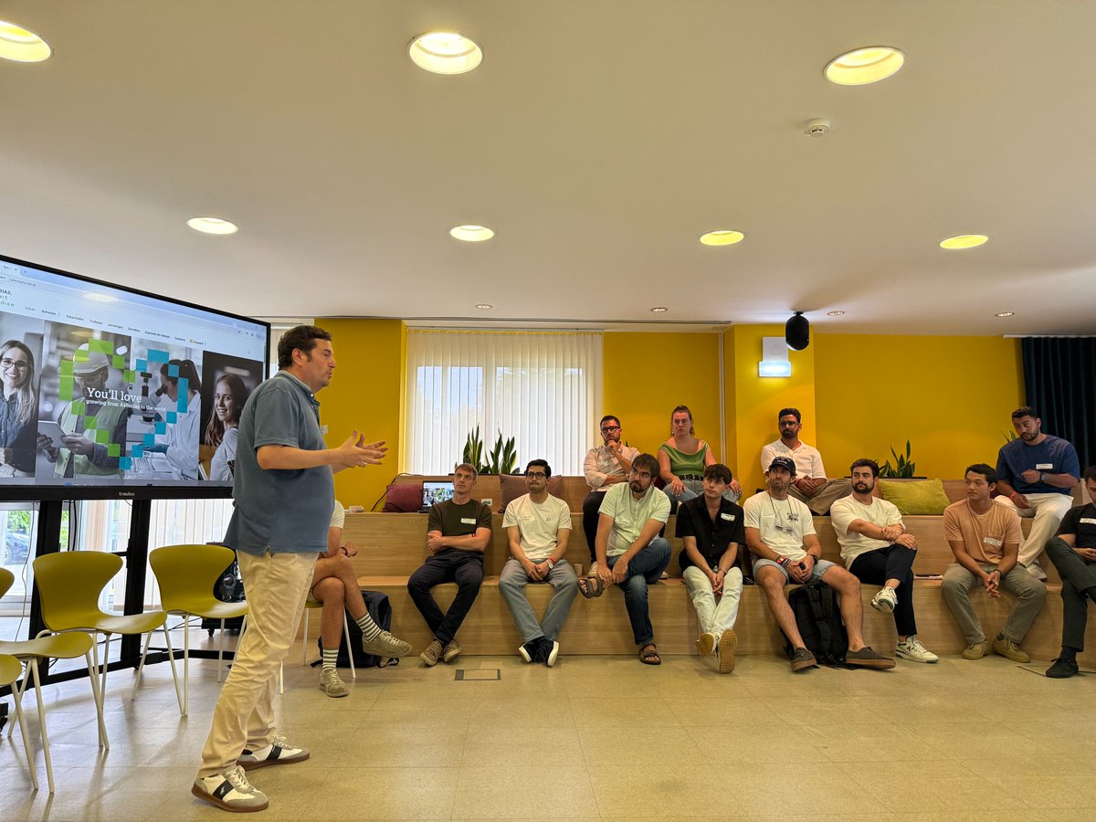 📍 Continuamos inmersos en el programa “Asturias Softlanding Talent Paradise”.

Esta mañana hemos vuelto a participar en las sesiones programadas, destacando la intervención de Iván Rodríguez Alvarez, CEO de nuestra empresa socia Okticket.