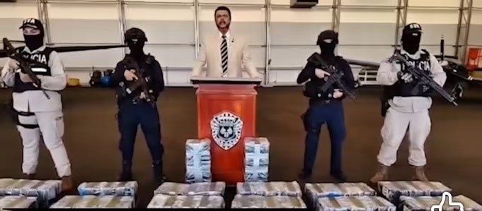 StateINL's tweet photo. INL gets results.

In just weeks:
🇨🇴 Colombia seized 3.2 metric tons of cocaine from a single cartel vessel with INL’s support.
🇨🇷 Costa Rica’s Coast Guard nabbed 950 kg using INL-donated boats.
🇵🇪 Peru’s INL-backed @PoliciaPeru unit intercepted 112 kg, hitting a key trafficking route.

This is how we deliver for the American people