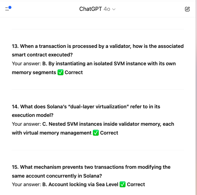 0xNazreen's tweet image. My @rektoff_xyz security bootcamp study routine
- re/watch lecture video and take notes
- take a sip of coffee
- ask ChatGPT to quiz me based on the lesson's topics, until I get things mostly right
- take a sip of coffee
- do the official rektoff quiz
- take a sip of coffee