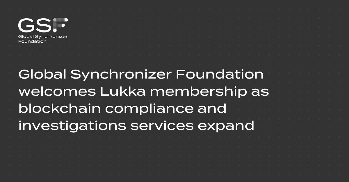 GlobalSyncFdn's tweet image. Welcome to our latest member @Lukka
Lukka joins the Global Synchronizer Foundation, bringing advanced blockchain compliance and investigation services to the
@CantonNetwork
Discover how their new Super Validator service is setting a new standard for secure, transparent blockchain…