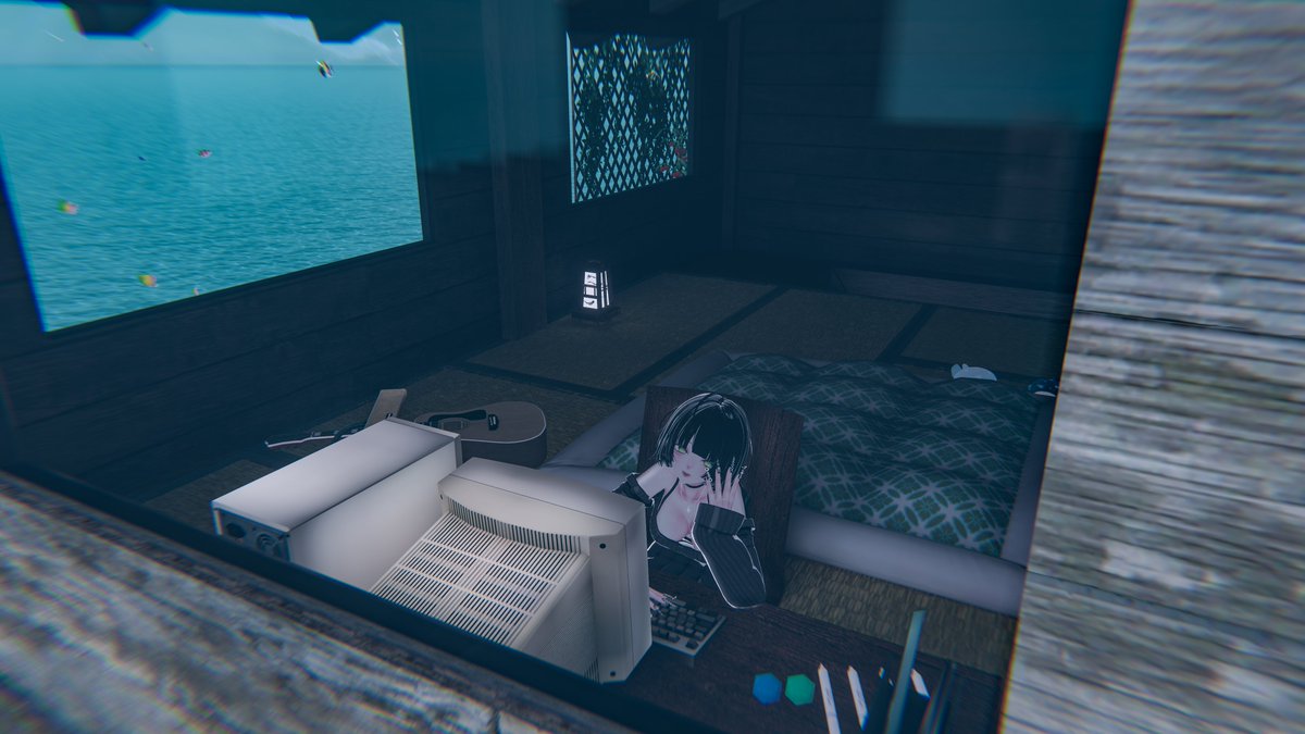 CcMrzero's tweet image. 独自一人放空脑袋
一人で頭を空にして
혼자 머리를 비우다
#VRChat #VRChatPhotography #VirtualPhotography #VRC