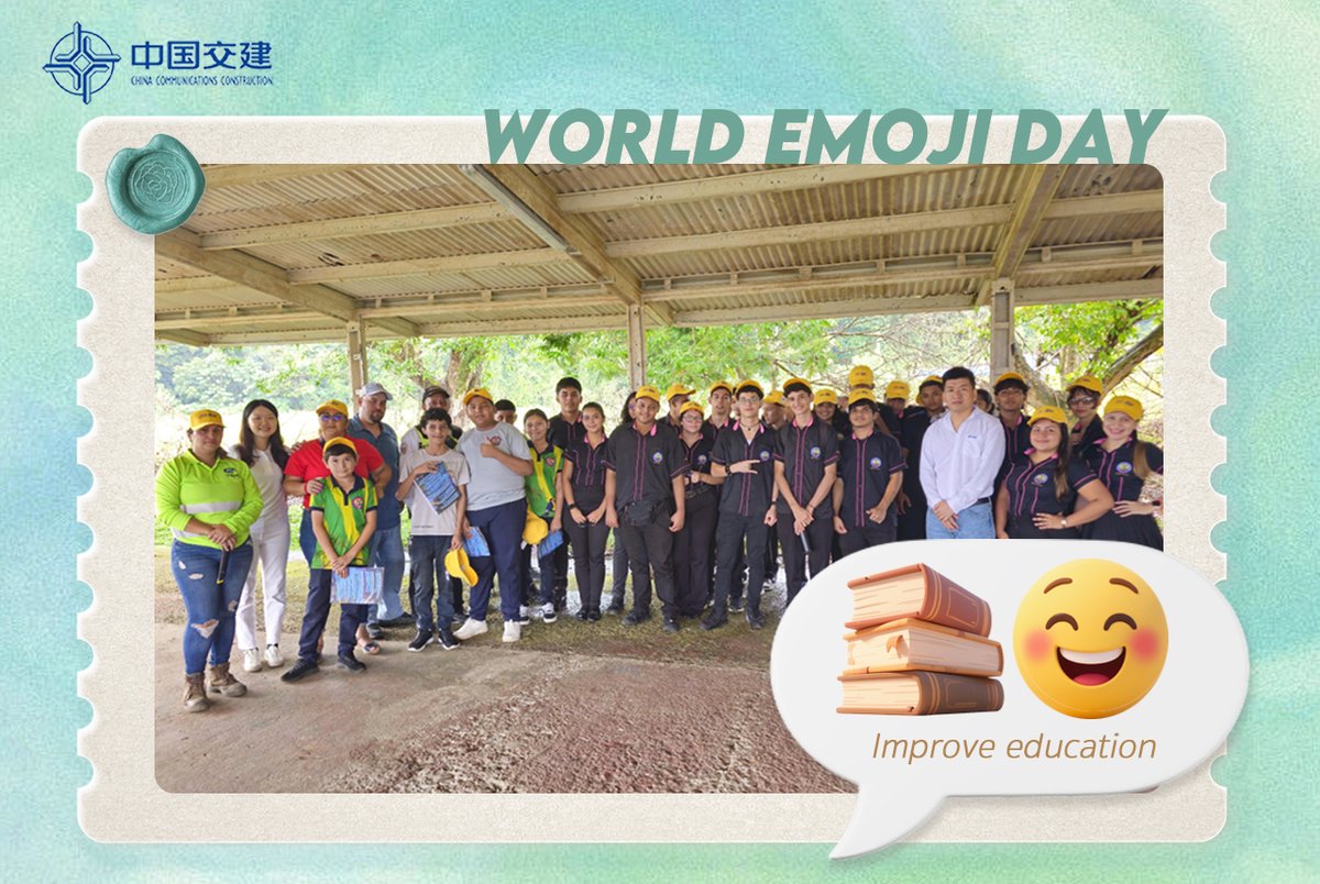 CCCCLTDofficial's tweet image. ♥️ #CCCC spreads smiles worldwide this #WorldEmojiDay! 💧Educating youth in Route 32 project, delivering water to Tanzanian hospitals, #CHEC caring for seniors, &amp;amp; #CWE donating supplies in #Philippines.