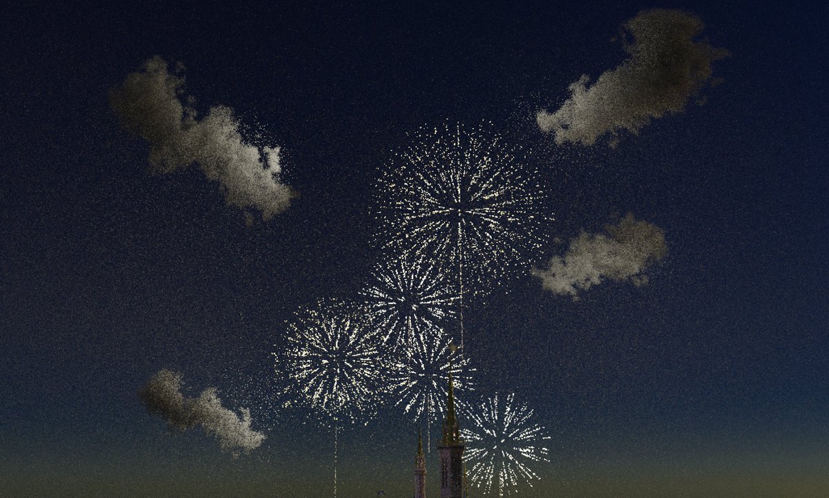 kk16_3d's tweet image. 雲を作りました
ライトを正面、横、後ろから当てることで奥行きを表現してます。
薄めの雲を配置してもっとリアルな表現にする予定
#blender #b3d