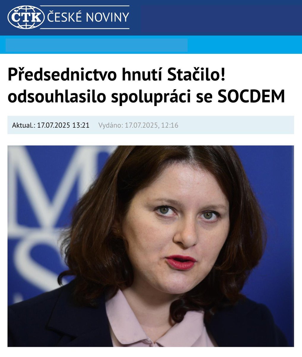 Vit_Rakusan's tweet image. I když by mi dění v jiných stranách mohlo být jedno, tohle mě upřímně mrzí. Pravděpodobně sledujeme zánik normální demokratické strany, jejíž vedení za několik míst na kandidátkách pro sebe hodí přes palubu 150 let historie demokratické levicové strany a rozpustí se ve spolku,…