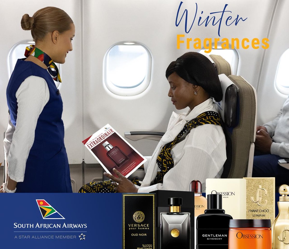 flysaa's tweet image. Cold weather calls for cozy scents. Discover deep, captivating scents with notes of amber, wood, spice and vanilla, all waiting for you in our duty-free winter fragrance collection. Perfect for gifting or keeping close this season. ✨
Shop the Winter Fragrance collection onboard…