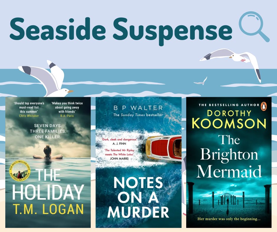 hantslibraries's tweet image. Add a little #mystery to your #holiday #reading with these titles 🌊🔍: hampshire.borrowbox.com/product-group/…
@LJRossAuthor @SarahVPearse @alafairburke @carverofbooks @TMLoganAuthor @Mrssmithmunday @tessgerritsen @LouiseDouglas3 @GillianMAuthor @DorothyKoomson @peterjamesuk @ellygriffiths