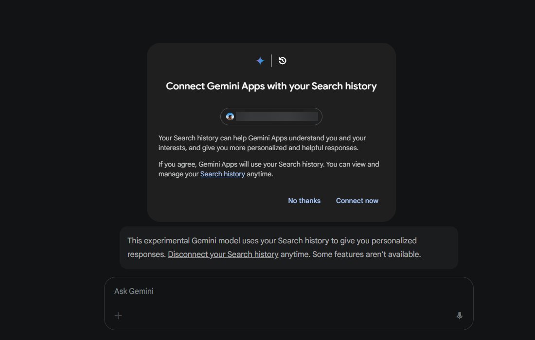 Would you dare to connect your Google Search with Gemini?