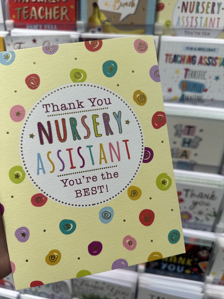 FestivalPlace's tweet image. Don't forget to pick up a thank you card and balloon for those teachers that make a difference!
Lots of lovely cards in store at Clintons and Cards Direct. Pop in today!