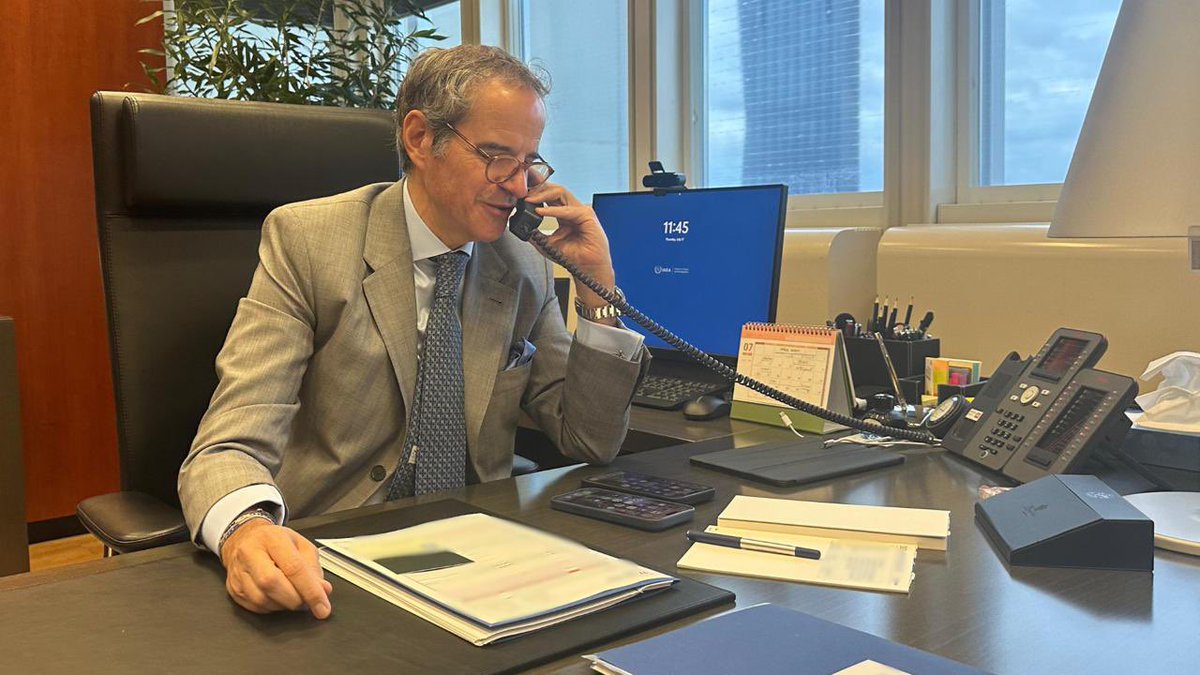 In a phone call with <a href="/MFAThai/">กระทรวงการต่างประเทศ | MFA of Thailand</a> <a href="/AmbPoohMaris/">Maris Sangiampongsa</a>, thanked him for Thailand’s strong support for @IAEAorg efforts in peace and development.
🇹🇭 is a key partner in a region where nuclear technologies can drive real progress, including boosting cancer care as a #RaysOfHope anchor center.