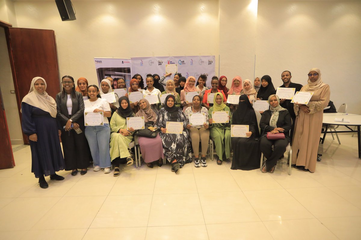 QraftAcademy's tweet photo. We closed with smiles, certificates, and the start of a new chapter — a community of inclusive, tech-driven leaders ready to make impact. 💥 https://t.co/4hIVBiyooj