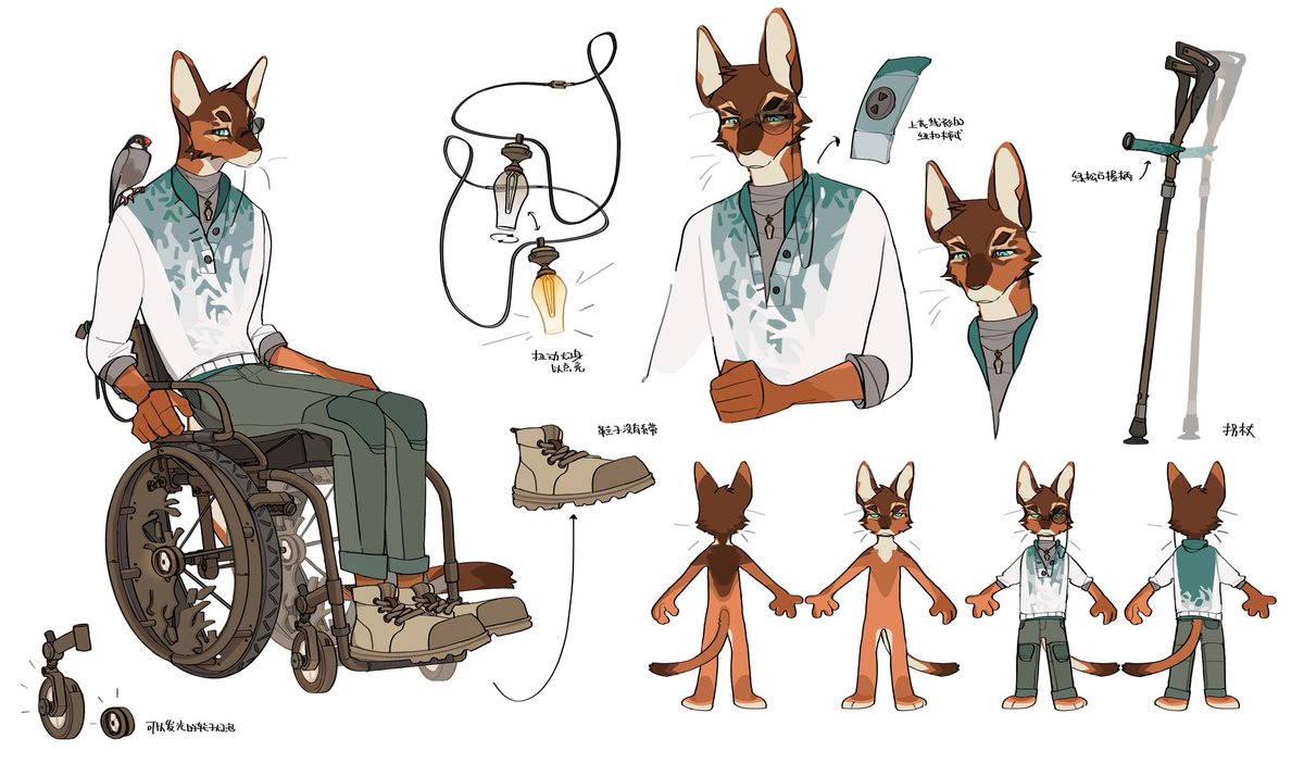 Icecube_Joey's tweet image. Design commission.
Designed an Abyssinian, it’s happy to create this character