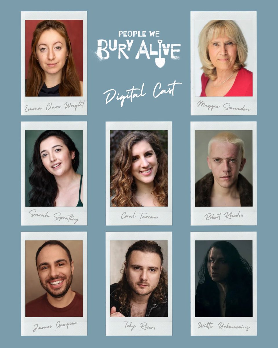 Passing Stranger Theatre Company @edfringe (@passstrangertc) on Twitter photo INTRODUCING #PeopleWeBuryAlive <a href="/edfringe/">Edinburgh Festival Fringe</a> Digital Cast! 🎭 Thank you for letting us bury you alive! Tickets: edfringe.com/tickets/whats-… We open our month at #EdFringe25 in 2 weeks! 😍 #DareToDiscover #EdFringe2025 #DarkComedy #NewWriting #Theatre INTRODUCING #PeopleWeBuryAlive <a href="/edfringe/">Edinburgh Festival Fringe</a> Digital Cast! 🎭 Thank you for letting us bury you alive! Tickets: edfringe.com/tickets/whats-… We open our month at #EdFringe25 in 2 weeks! 😍 #DareToDiscover #EdFringe2025 #DarkComedy #NewWriting #Theatre