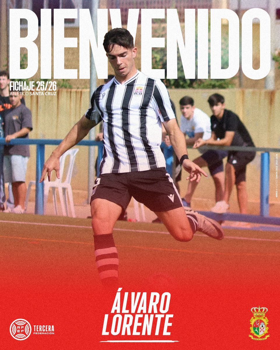 Atlético Santa Cruz (@atsantacruz) on Twitter photo 𝐅𝐈𝐂𝐇𝐀𝐃𝐎 <a href="/alvarolorentee3/">Álvaro Lorente</a> | 👏 Álvaro Lorente, lateral izquierdo con carácter ofensivo, procedente del Cartagena B, nueva incorporación para el #AtléticoSantaCruz 25/26.
❤ ¡𝑩𝒊𝒆𝒏𝒗𝒆𝒏𝒊𝒅𝒐 𝒂𝒍 𝑨𝒕𝒍𝒆́𝒕𝒊𝒄𝒐 𝑺𝒂𝒏𝒕𝒂 𝑪𝒓𝒖𝒛! 🖤 𝐅𝐈𝐂𝐇𝐀𝐃𝐎 <a href="/alvarolorentee3/">Álvaro Lorente</a> | 👏 Álvaro Lorente, lateral izquierdo con carácter ofensivo, procedente del Cartagena B, nueva incorporación para el #AtléticoSantaCruz 25/26.
❤ ¡𝑩𝒊𝒆𝒏𝒗𝒆𝒏𝒊𝒅𝒐 𝒂𝒍 𝑨𝒕𝒍𝒆́𝒕𝒊𝒄𝒐 𝑺𝒂𝒏𝒕𝒂 𝑪𝒓𝒖𝒛! 🖤