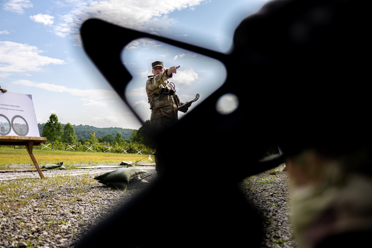ArmyROTC's tweet image. Cadets of 2nd Regiment #BasicCamp are using their precision as they improve their marksmanship in Group and Zero at #CST2025. 馃幆
For more click the link in our bio!
馃摳: Brandon Clark, University of South Alabama, CST Public Affairs Office