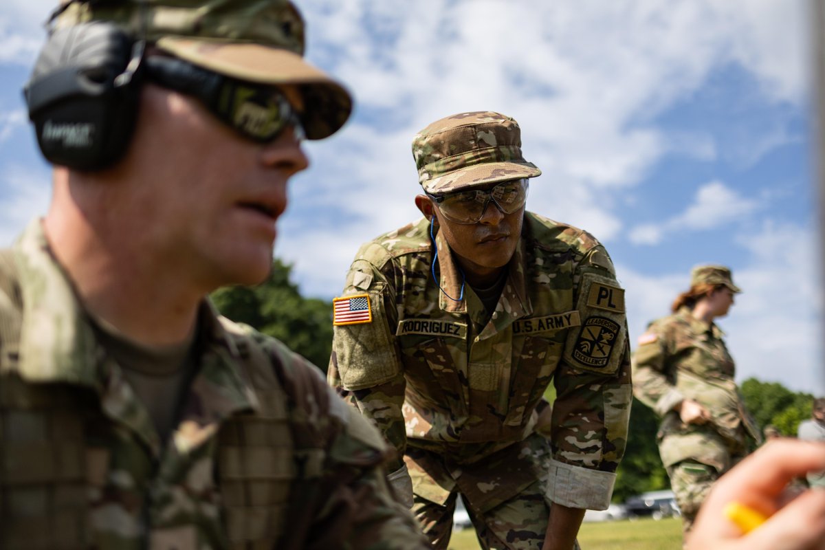 ArmyROTC's tweet image. Cadets of 2nd Regiment #BasicCamp are using their precision as they improve their marksmanship in Group and Zero at #CST2025. 馃幆
For more click the link in our bio!
馃摳: Brandon Clark, University of South Alabama, CST Public Affairs Office