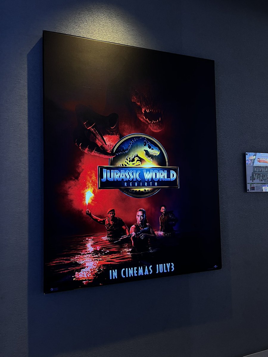 SwrveYT's tweet image. Saw #JurassicWorldRebirth for the 15th time today and it was shown on an IMAX screen 👀 🦖
Very strange, yet unique, experience 🍿