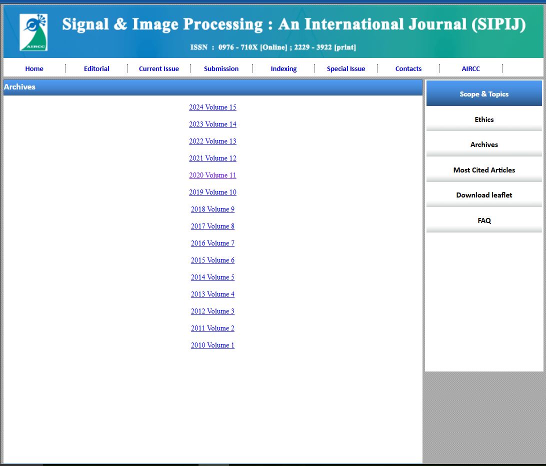 SipijJ47277's tweet image. ***h-index-35 ***
Signal &amp;amp; Image Processing: An International Journal (SIPIJ) 
 ISSN  :  0976 - 710X (Online) ; 2229 - 3922 (print)
Webpage url - airccse.org/journal/sipij/…
Submission Deadline : July 19, 2025
#Callforpapers #DigitalSignalProcessing #analogsignal