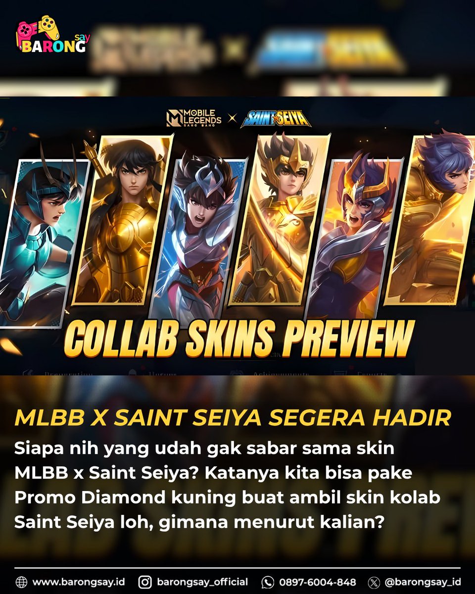 Siapa yang udah gak sabar cung? 😁

📌TEMPAT TOP UP HSR, GENSHIN, ZZZ and many more LEGAL, AMAN, TERPERCAYA:
➤ Hanya di BARONGSAY.ID! Proses kilat
➤ Layanan Top Up Aktif 24 Jam, transaksi melalui website barongsay.id